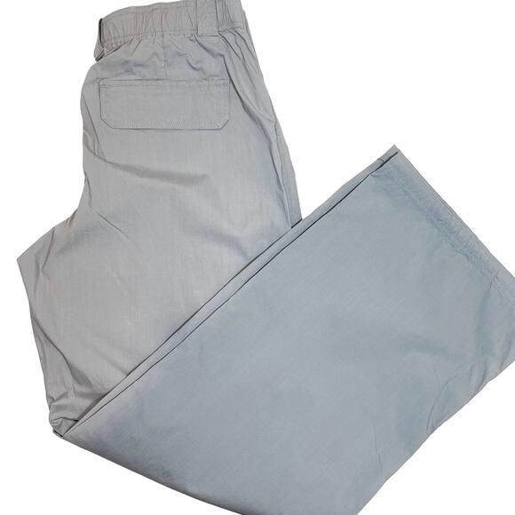 Abercrombie & Fitch High Rise Baggy Gray Cargo Pants Size M/L - Picture 6 of 6